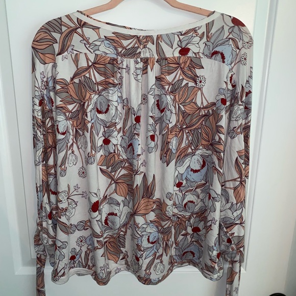 Free People tie sleeve blouse - Picture 2 of 4